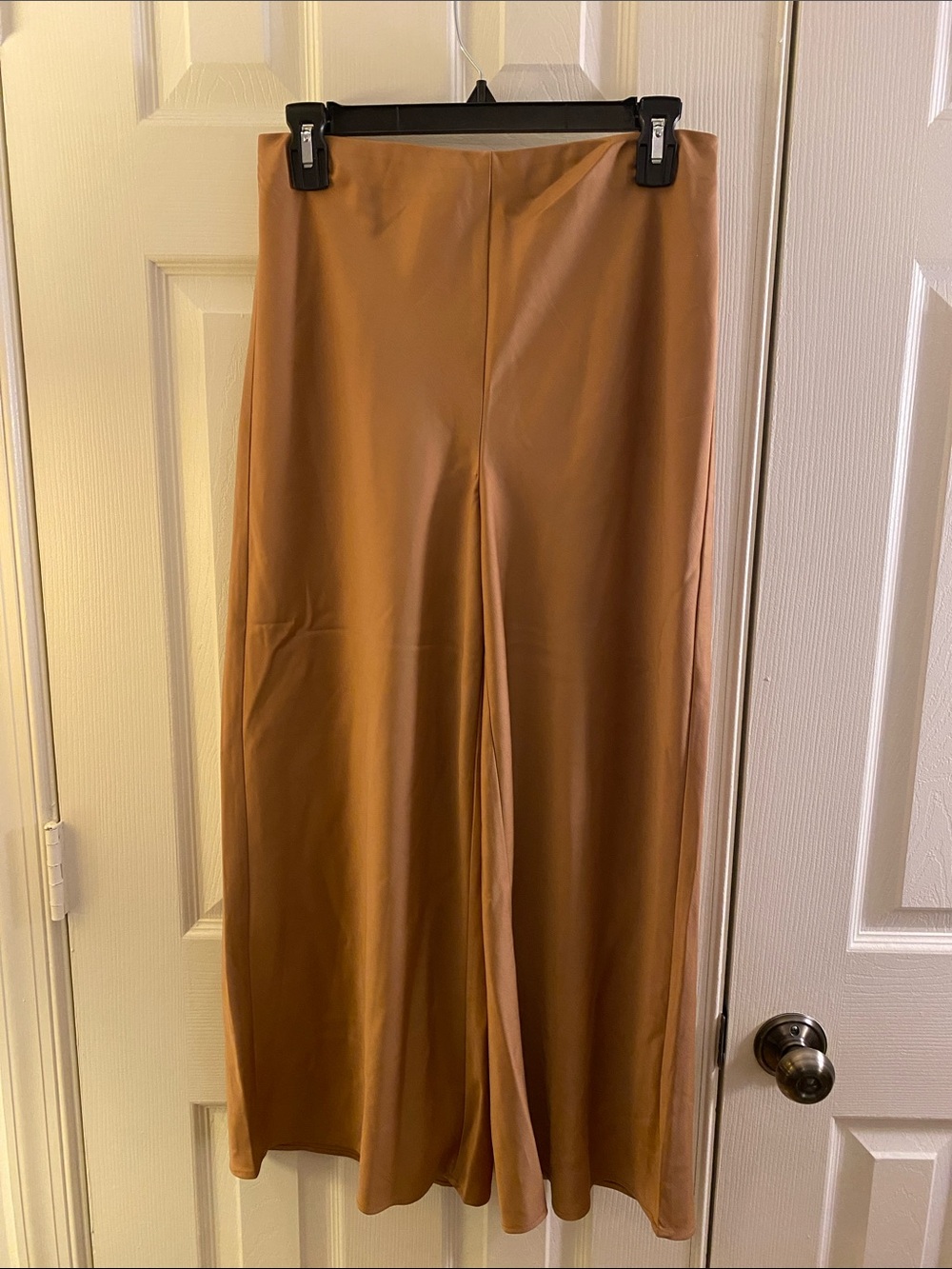Women's Wide-Leg Satin Pants